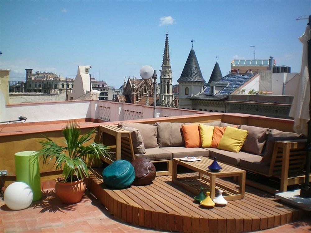 Easy Sleep Gaudi Terrace Apartment Barcelona Bagian luar foto